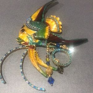 Lunch at the ritz angelfish pin